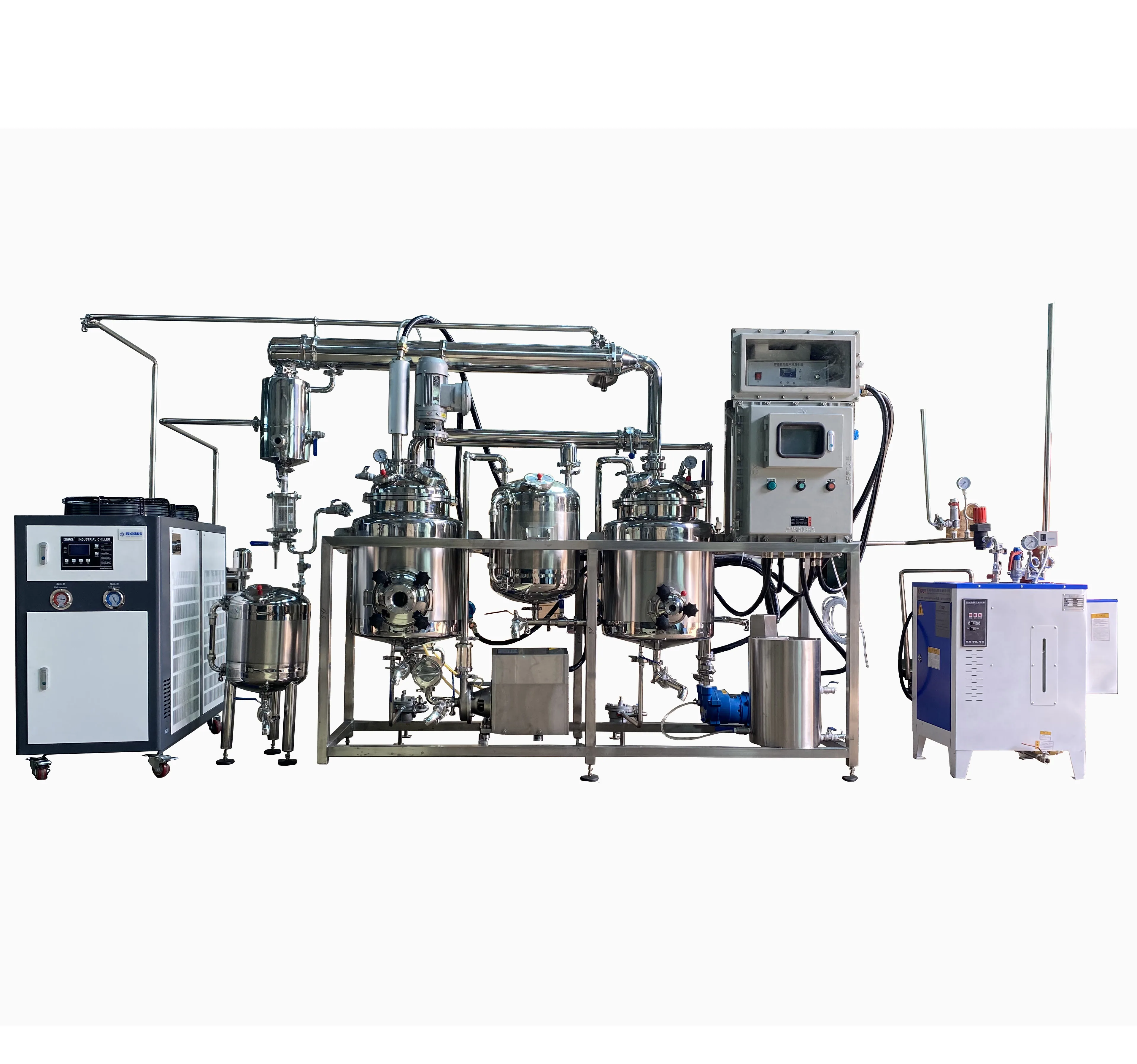 Heating Stainless Steel  Ethanol Extraction Equipment supercritical fluid extraction equipment