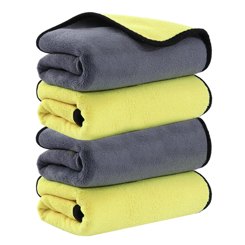 Quick dry 600GSM microfiber towel car absorbent detailing clothes soft car wash towel