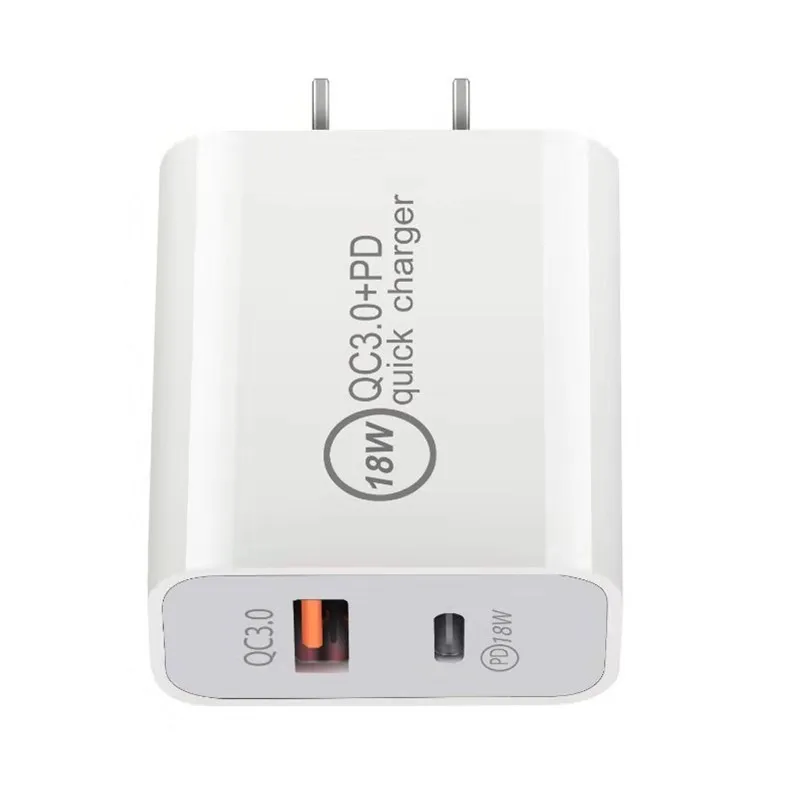 PD 18W EU Plug Mobile Phone Fast Charging for iPhone 12 Pro 13 Max Charger
