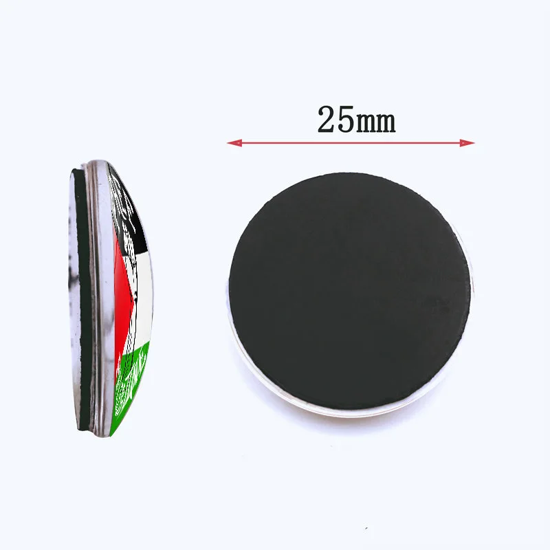 Custom Magnetic Soft Souvenir Fridge Magnets Palestine National Flag Pattern Home Decor Badges Kids Toddlers Refrigerator Magnet