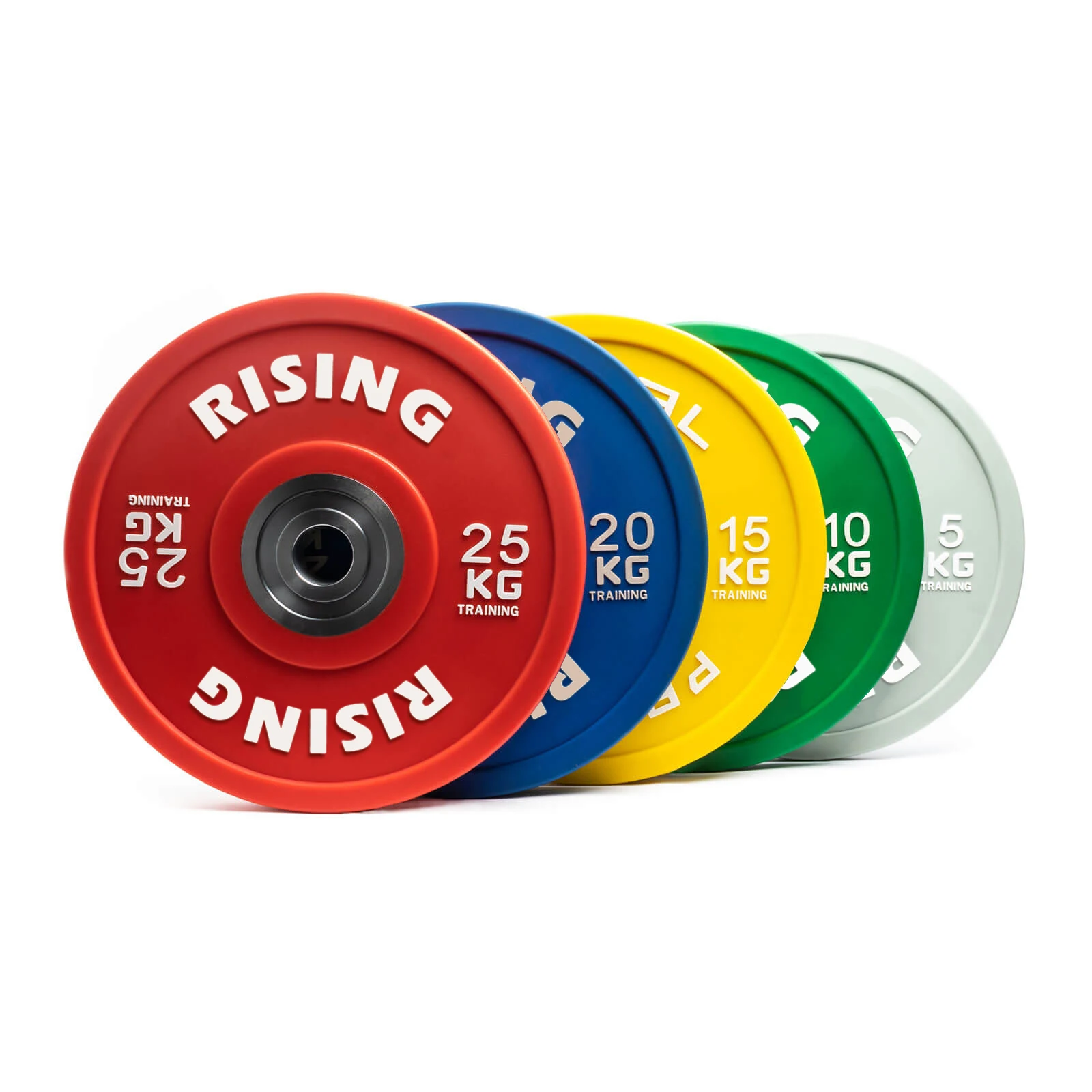 Rising Fitness Weight lifting CPU Competition Olimpic Weight Urethane Bumper Plates