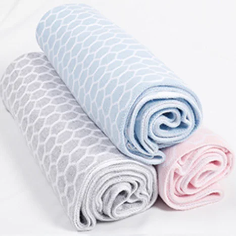 Nice price soft cotton baby  pure cotton knitted blankets knit baby for baby