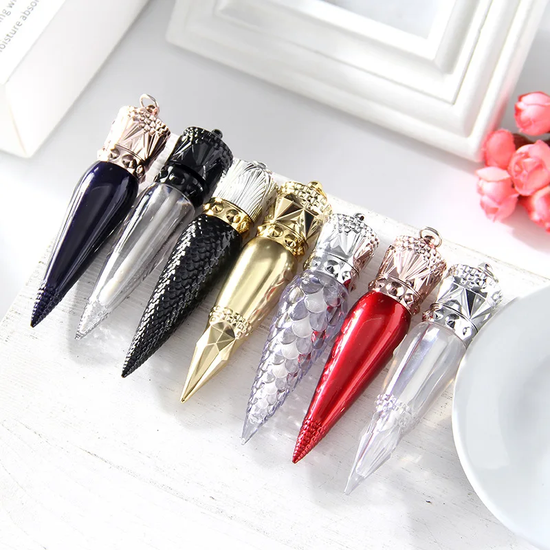 
Carrot shape empty bottle for Lipstick wiht plastic material 