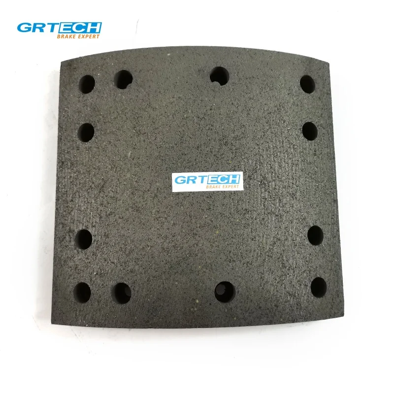 4515 DRILL non-asbestos truck brake parts drum brake pad lining shoe for truck