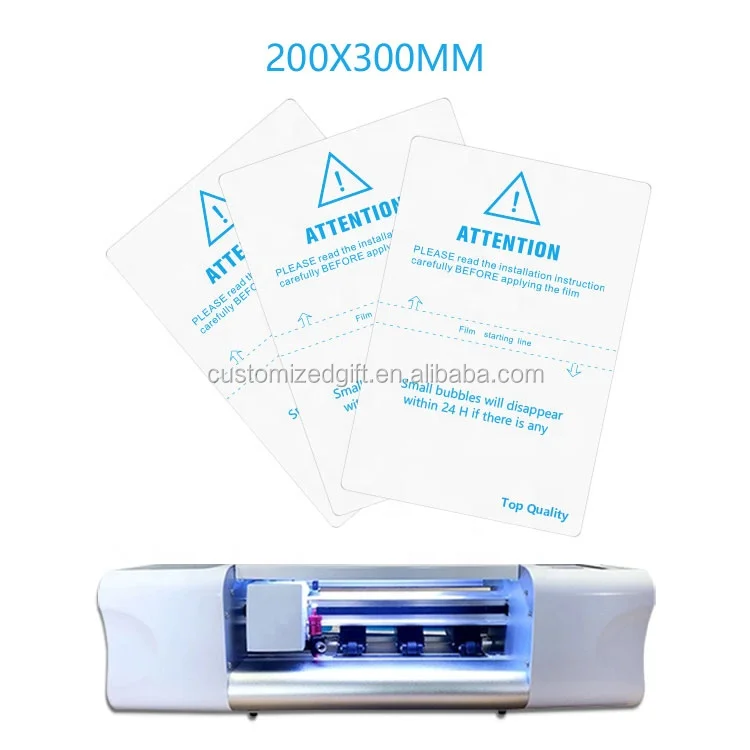 Flexible Blue Light Blocking TPU Screen Protector for Smart Cutter Plotter pantalla Machine Rainproof Universal Film Ploter Skin