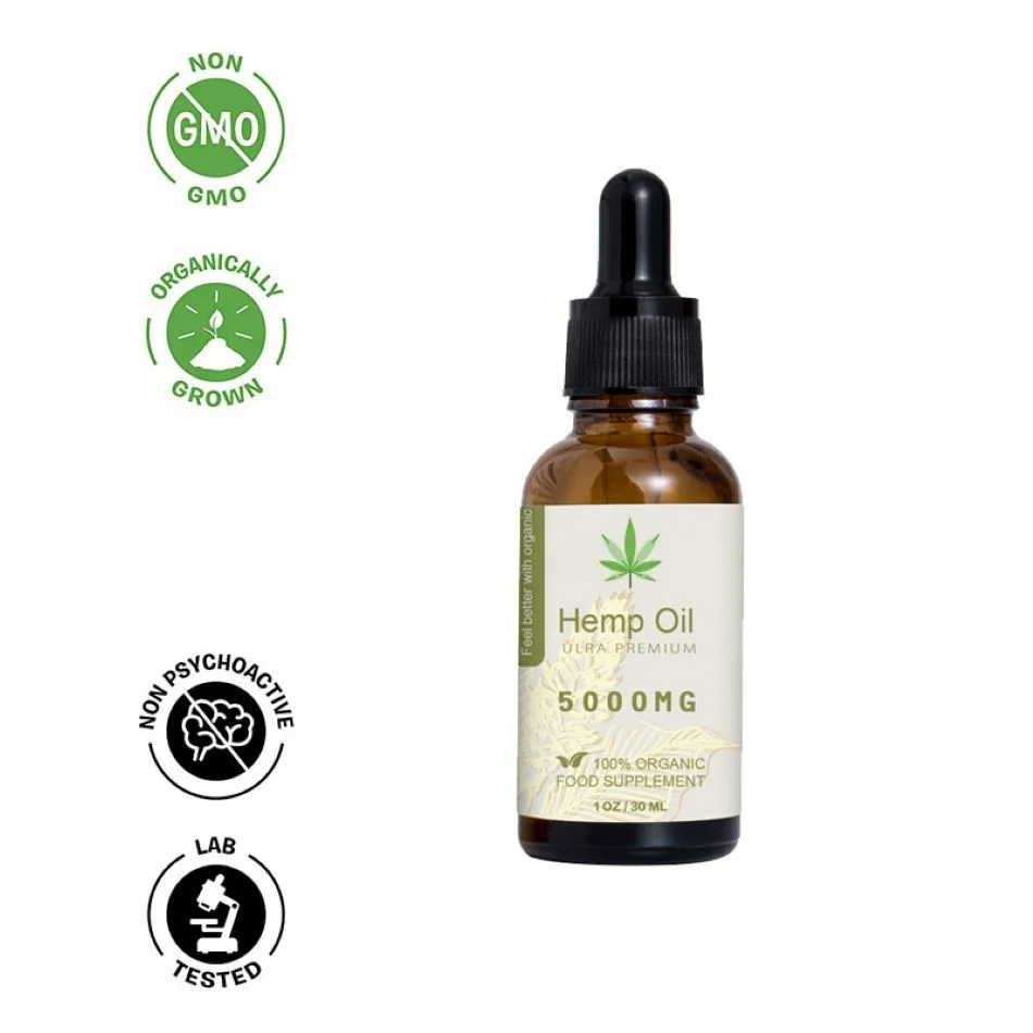 
12 years factory free sample custom label 100% natural plant leaf extract CBD oil full spectrum 