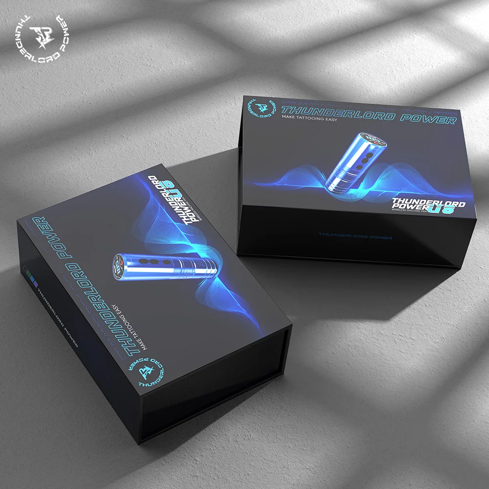 Thunderlord U8 Strong Rotary Eyebrow Fine Line PMU Tattoo Pen Machine Kit Wireless Microblading Pen