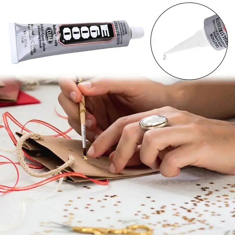 Liquid E6000 Super Glue Strong Adhesive Clear Jewelry Making Tool DIY Diamond Painting Rhinestones Art Nail