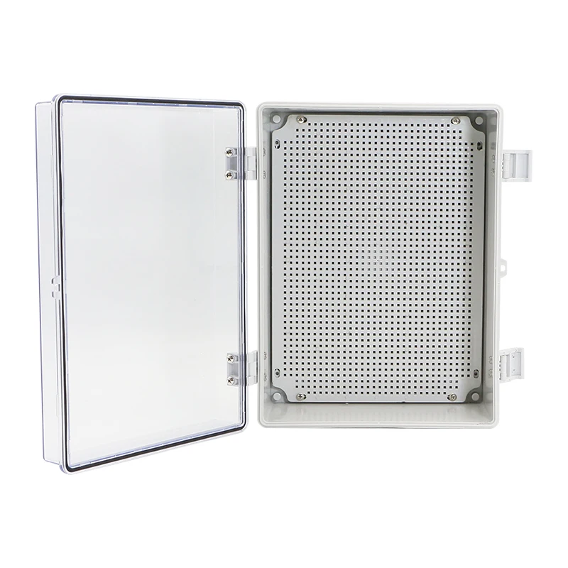 IP67 Protection Aluminum 400X300X200mm Hinged Electrical Junction Box ABS Switch Enclosure Waterproof Dustproof Outdoor Use