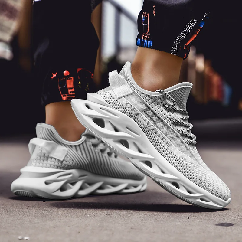 Factory dropshipping  zapatos deportivos blade running shoes wholesale fitness walking shoes stock men