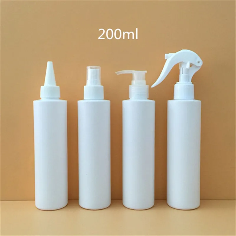 30ml 50ml 60ml 80ml 100ml 120ml 150ml 200ml 250ml 300ml 400ml 450ml 500ml 1000ml  HDPE Plastic Bottle Flat Shoulder