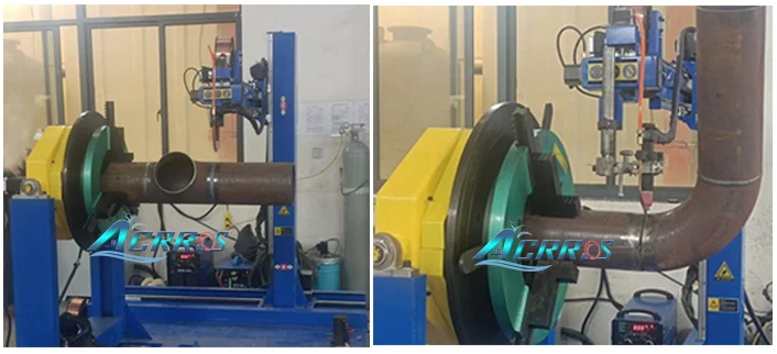 Weaving torch Head TIG MIG Automatic flange pipe welding machine