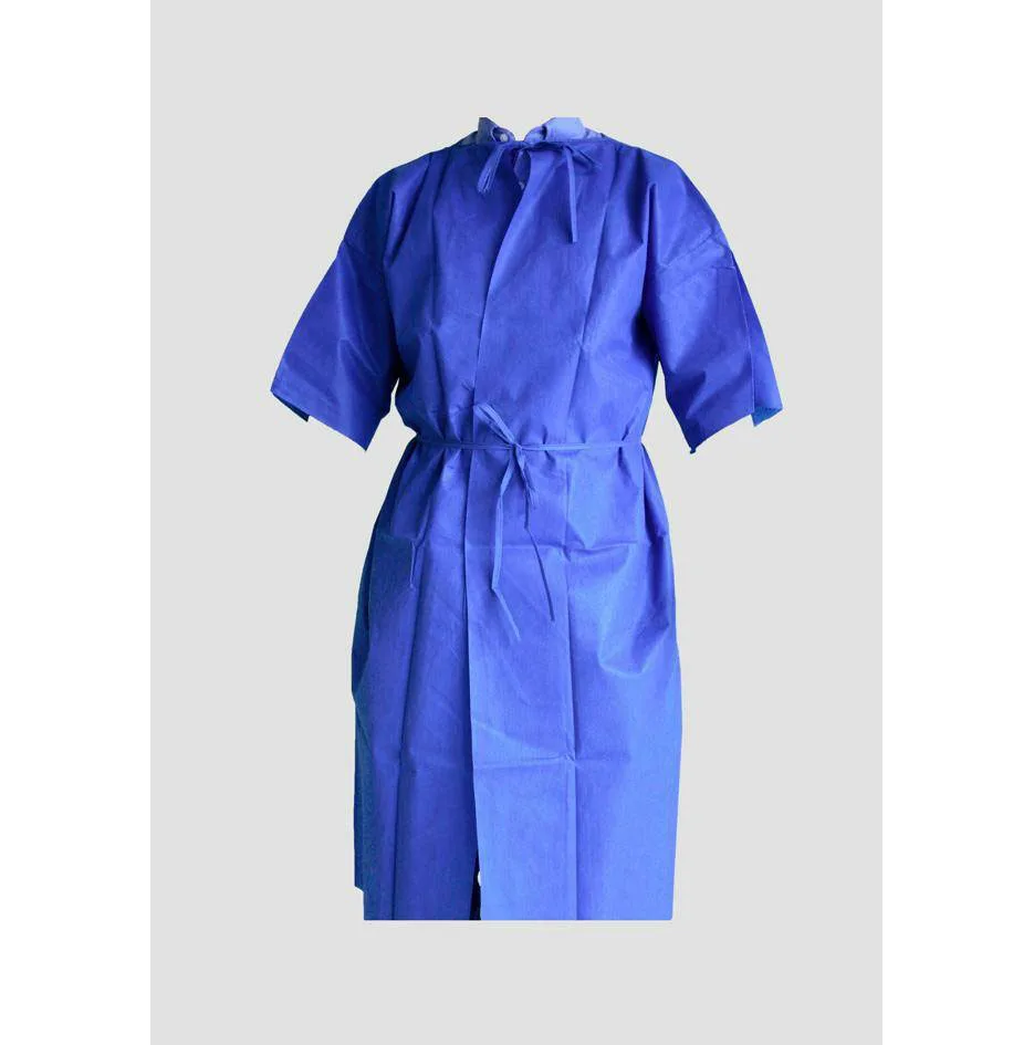 short sleeve disposable SMS surgical isolation gown Ce Medical Protective Clothing Class I 3 Years GB15979-2002 Rainbow CN;HUB