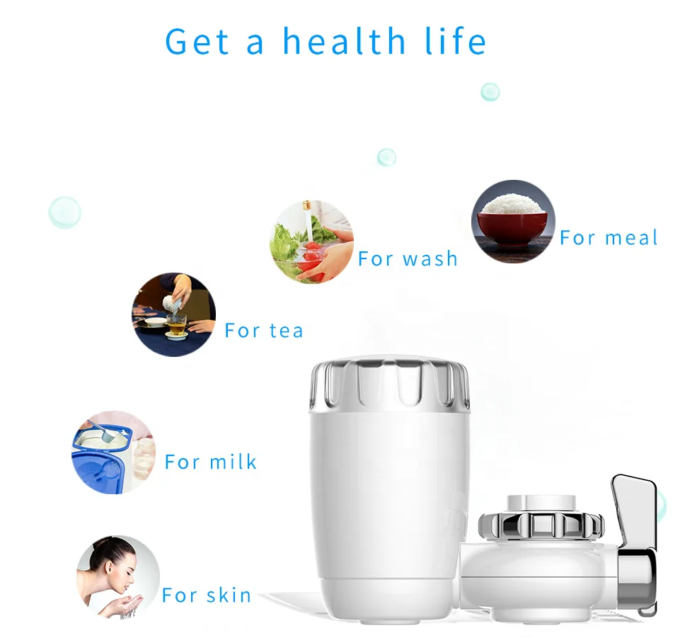 China Supplier Natural Ceramic Filter Cartridge Replacement Faucet Mounted Water Filter Taps