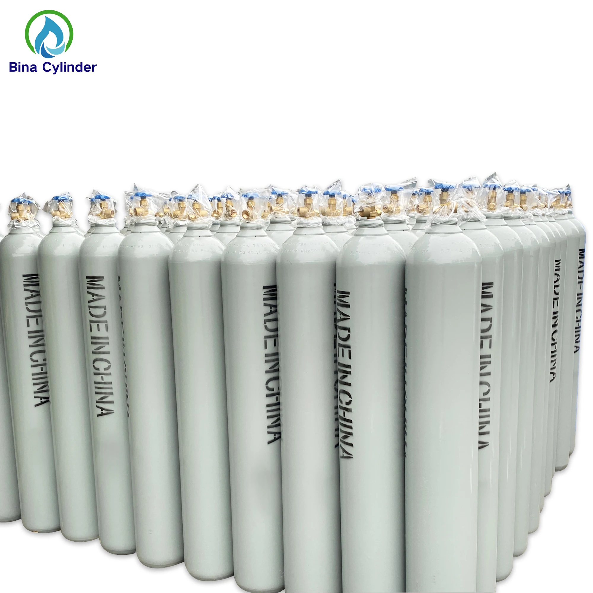 Bina 50L 200Bar Working Pressure 10m3 Medical Oxygen Gas Cylinder