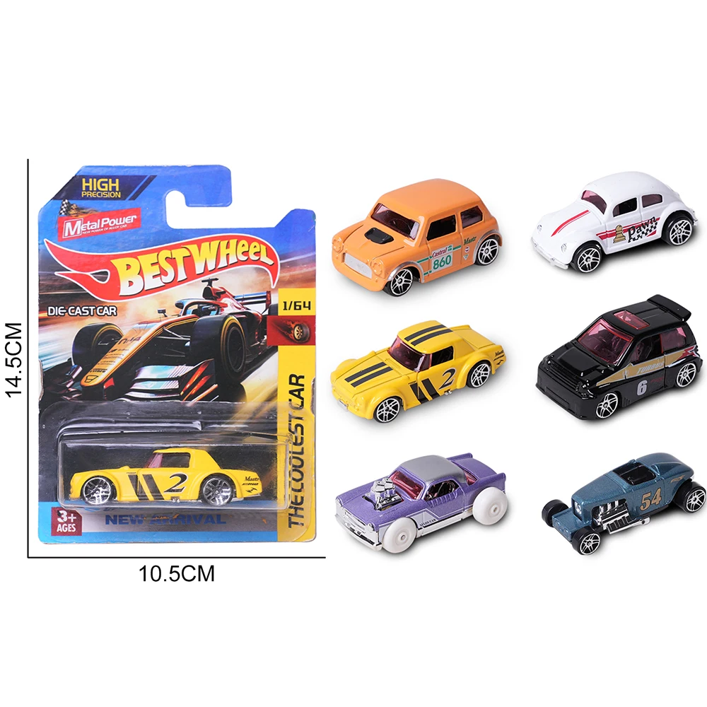 Hot selling custom die cast car Toy car oem model Zinc alloy metal all proportions 1/64 toy car ODM factory