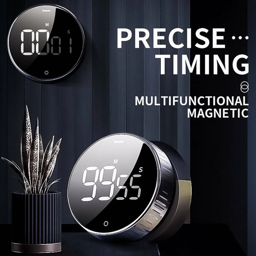 
LCD Digital Countdown Magnetic Kitchen Cooking Timer Loud Alarm Stopwatch New 