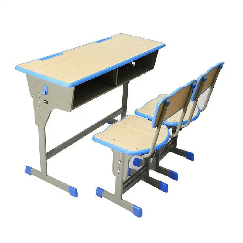
Factory Price Custom School Furniture Student Desks Chairs Modern Practical Study Desks Set 