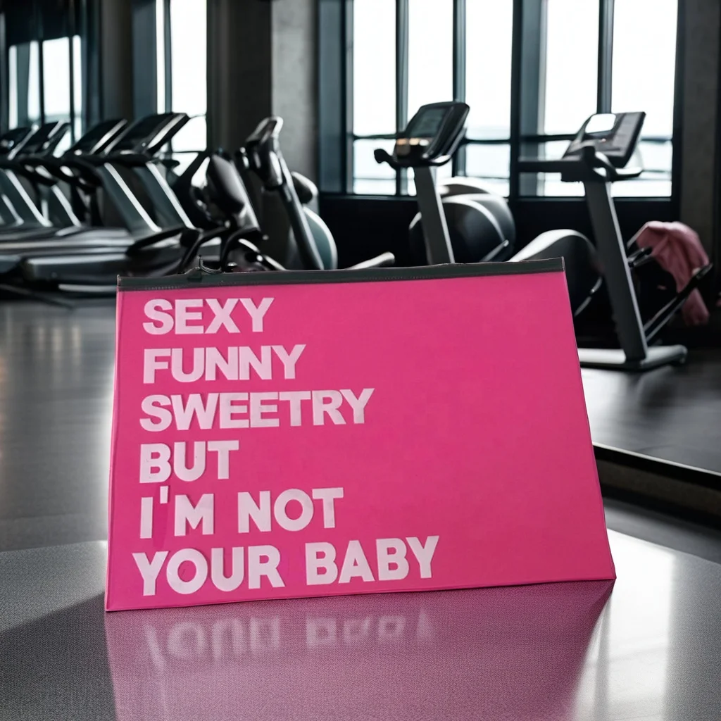 Pink Frosted Zipper Leggings Packaging Bags Horizontal Plastic Bags with Frosted-Zipper for Packed Leggings New Design