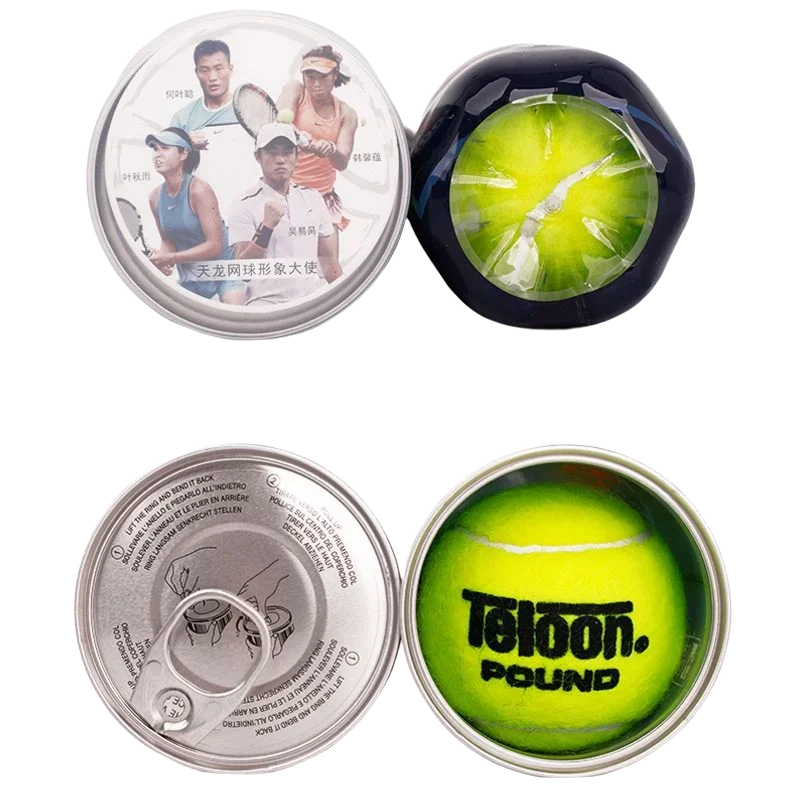 Tennis Balls 2 Cans 8 Balls Teloon P4 Pressured Elastic Professional ITF W25 TOUR Conpetition Tennis Ball
