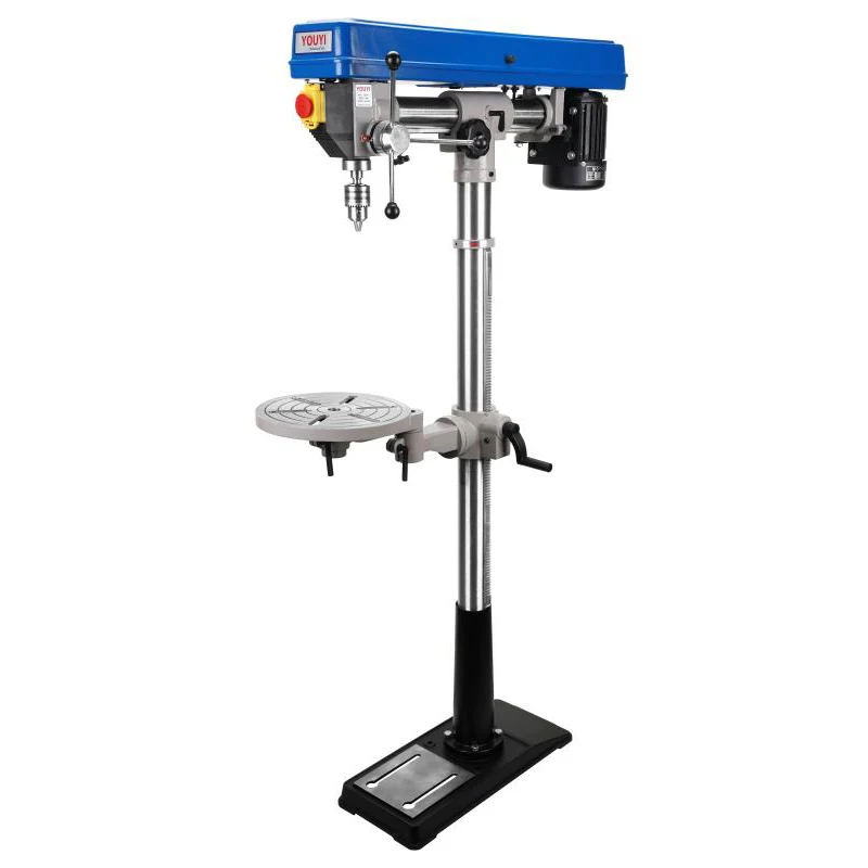 750W радиальные стол ручной скамья токарного леса металлический Настольный вертикально-сверлильный станок по дереву Деревообработка Инструмент FS-4116Y FS-5116Y