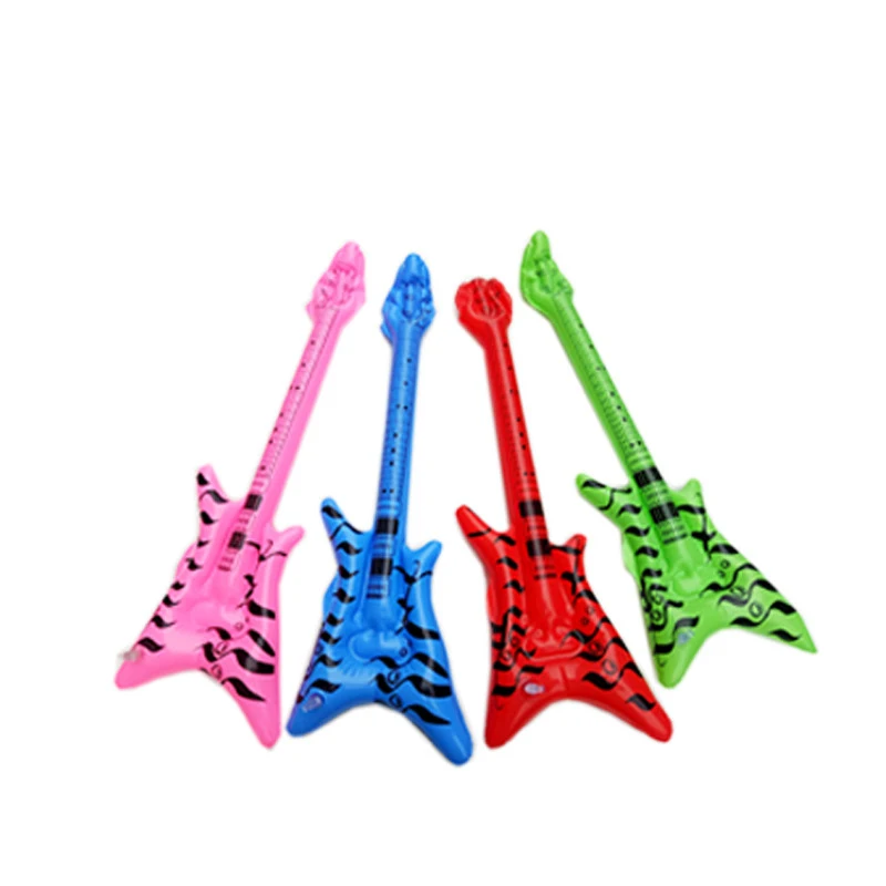 DJTSN  Classic Guitar Microphones Radio Aluminum Foil Balloon Inflatable Rock Star Toy Set Music Party Props Decoration Balloons