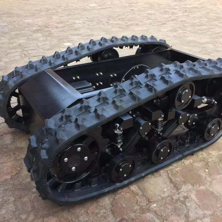  Резиновые гусеничные шасси/высокотехнологичная Роботизированная ходовая часть шасси резиновая гусеничная система