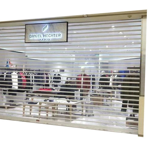 Automatic Transparent Polycarbonate Roller Shutter for Store Front