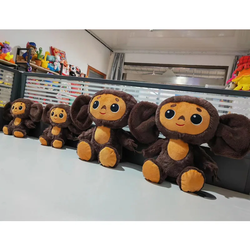 Big ear Cheburashka Monkey Monkey Plush cartoon peripheral custom cartoon doll Plush toys wholesale manufacturer