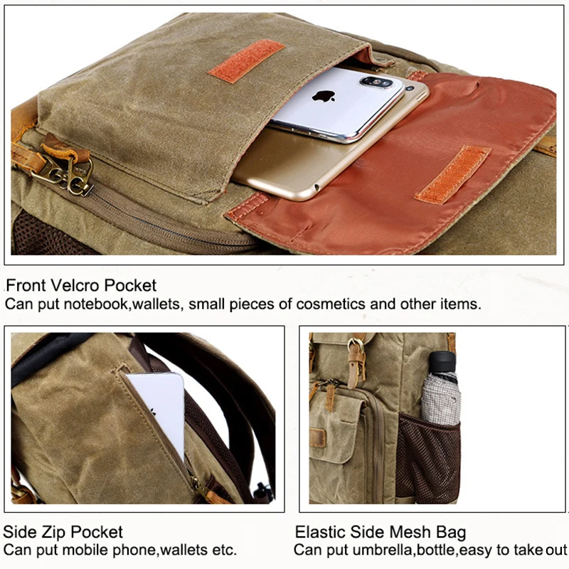 Travel One-Shoulder Camera Backpack Waterproof Large Capacity Video Camera Bag