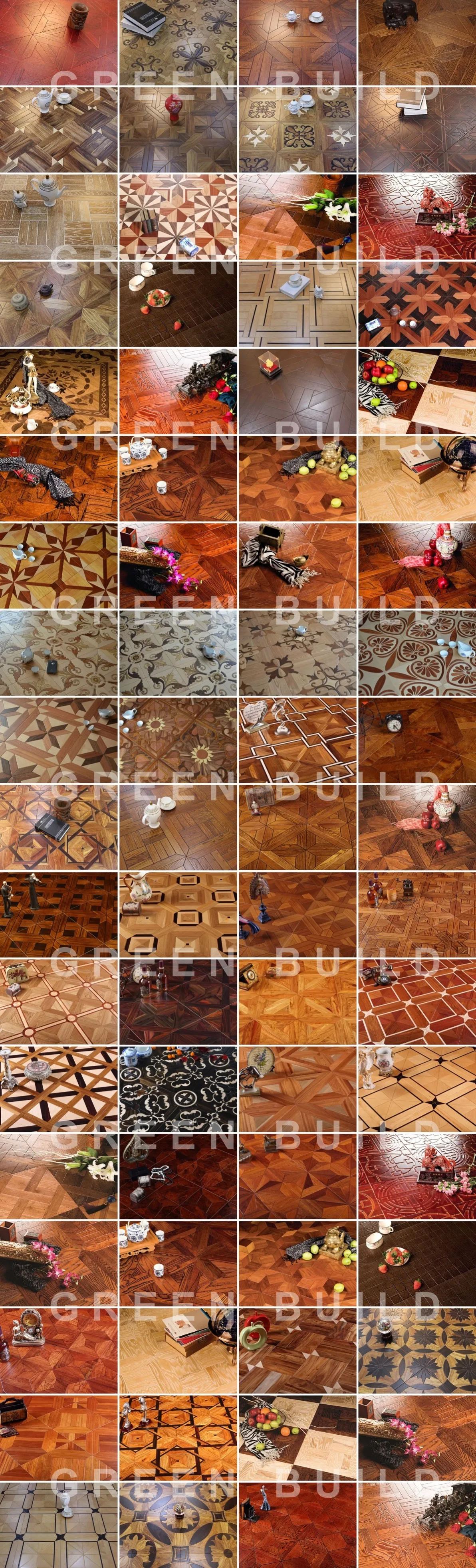 Customs made Big size Wooden Oak Art Parquet Wooden Flooring