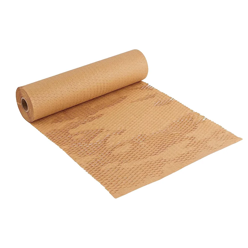 Wholesale Kraft Paper Honeycomb Roll Sustainable Alternative to Bubble Roll for Packing