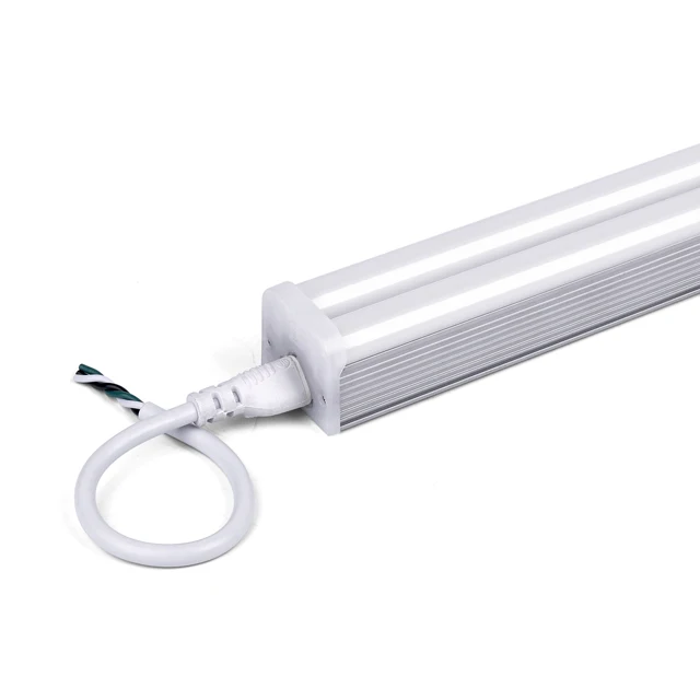 Indoor Supermarket 4ft 5ft 8ft 36w 20w 18w Commercial Suspending  Batten Shop Lamp Double T5 Led Integrated Tube