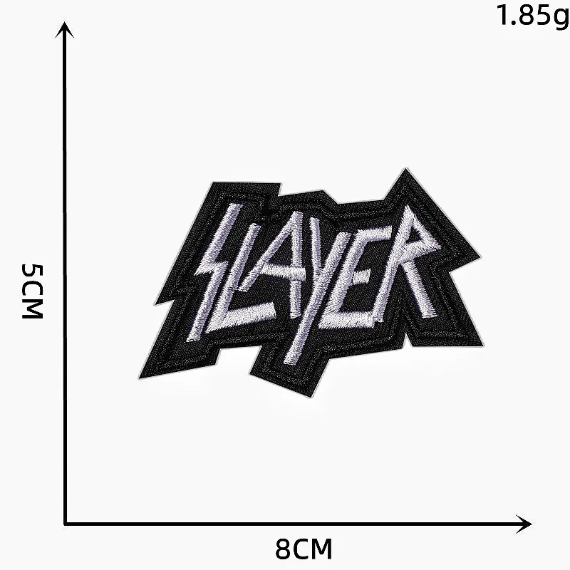 Computer black embroidered cloth patch badge down clothes jeans bags shoes and hats patches repair hole decoration