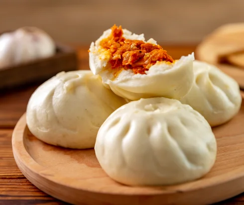 Best Selling Quality Chinese Steamed Buns Steamed Vegetable Buns Bao Bun