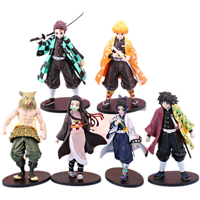 
Oem custom manufacturer Kimetsu no Yaiba Agatsuma Zenitsu kamado tanjirou demon slayer figure demon slayer 