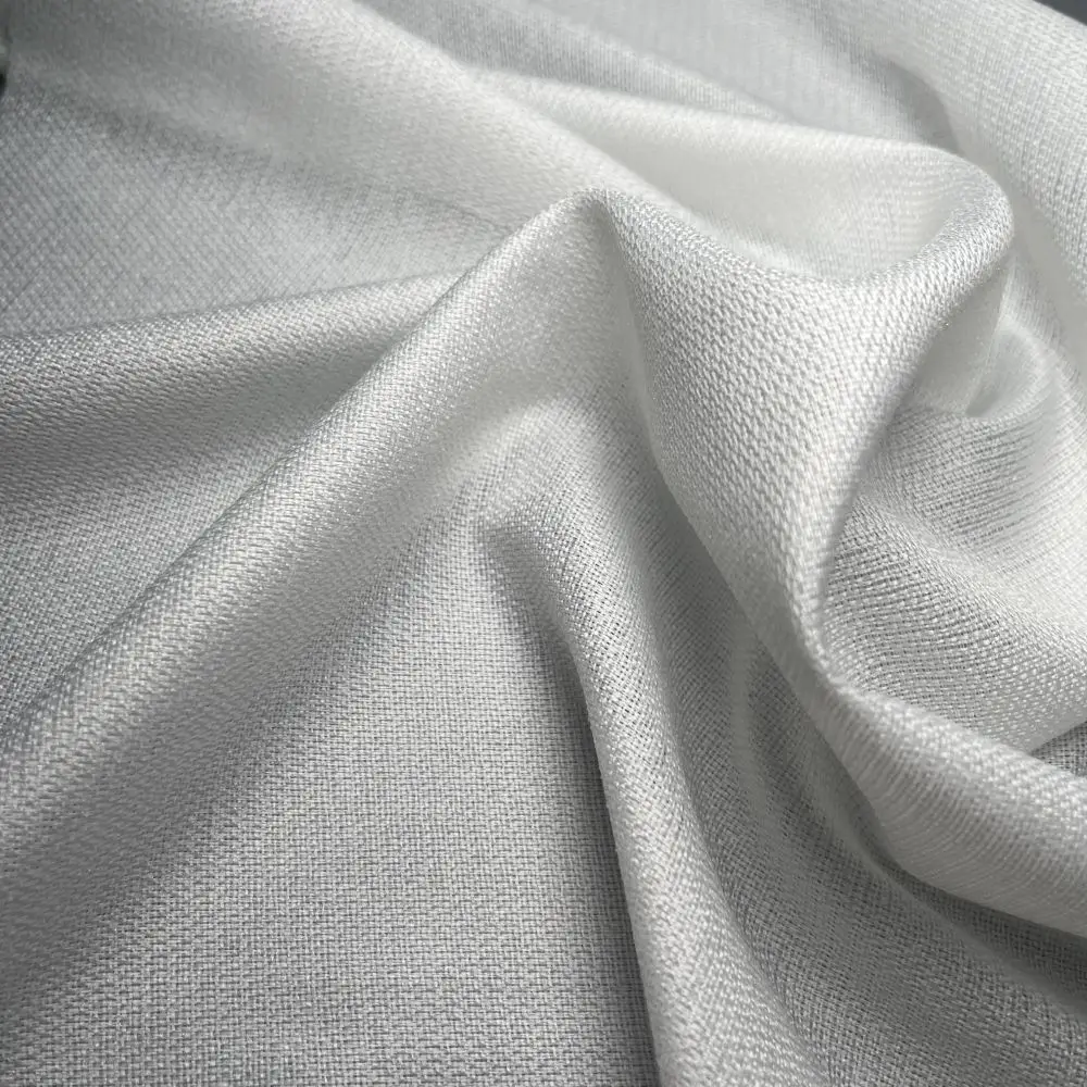 Factory Supply 100% Polyester Twill Fusible Interfacing Woven Interlining Fabric For Coat