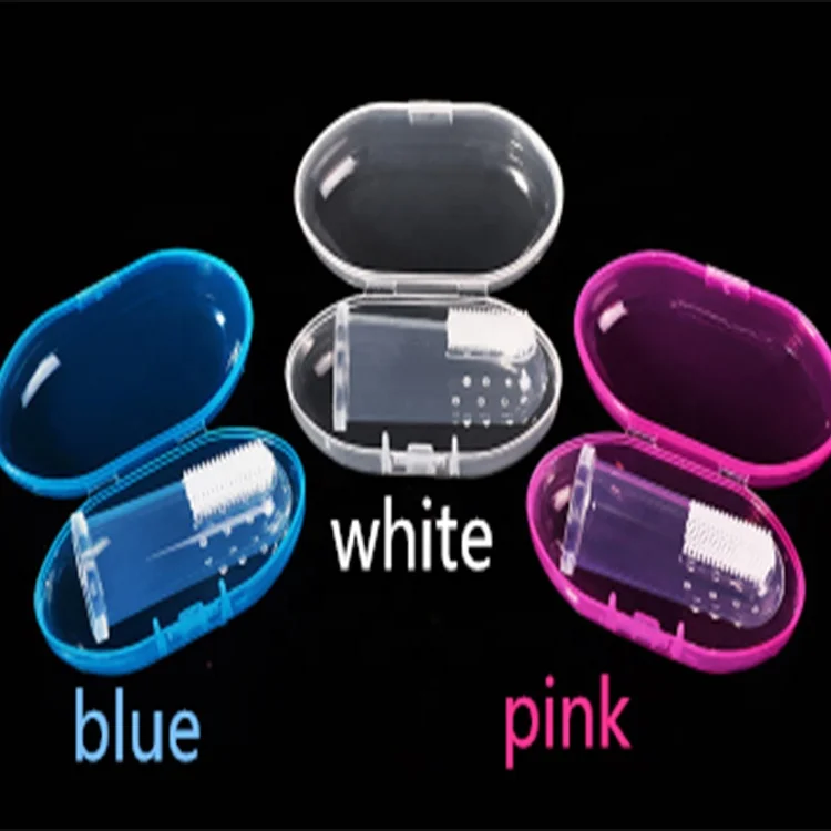 Soft rubber finger toothbrush baby toothbrush finger