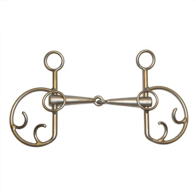 High Quality Loose Ring Snaffle D Ring Horse Bit One Side Twist Mouth Stainless Steel Western Dutch Gag Bit Manufacturer