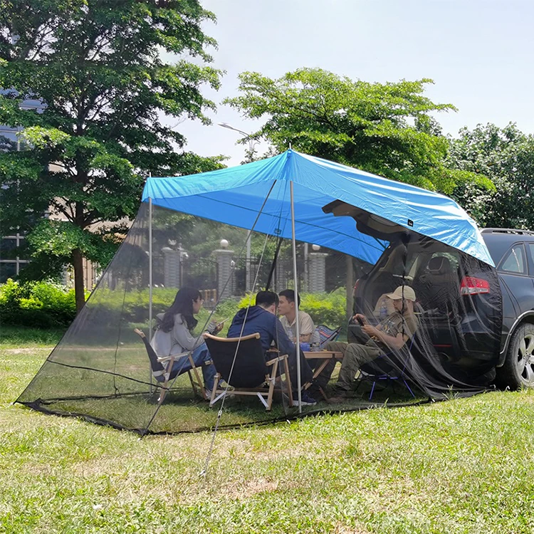 Наружная Экипировка переносная складная палатка для фургона соединяемая задняя дверь навес тент автомобиля внедорожник кемпинга