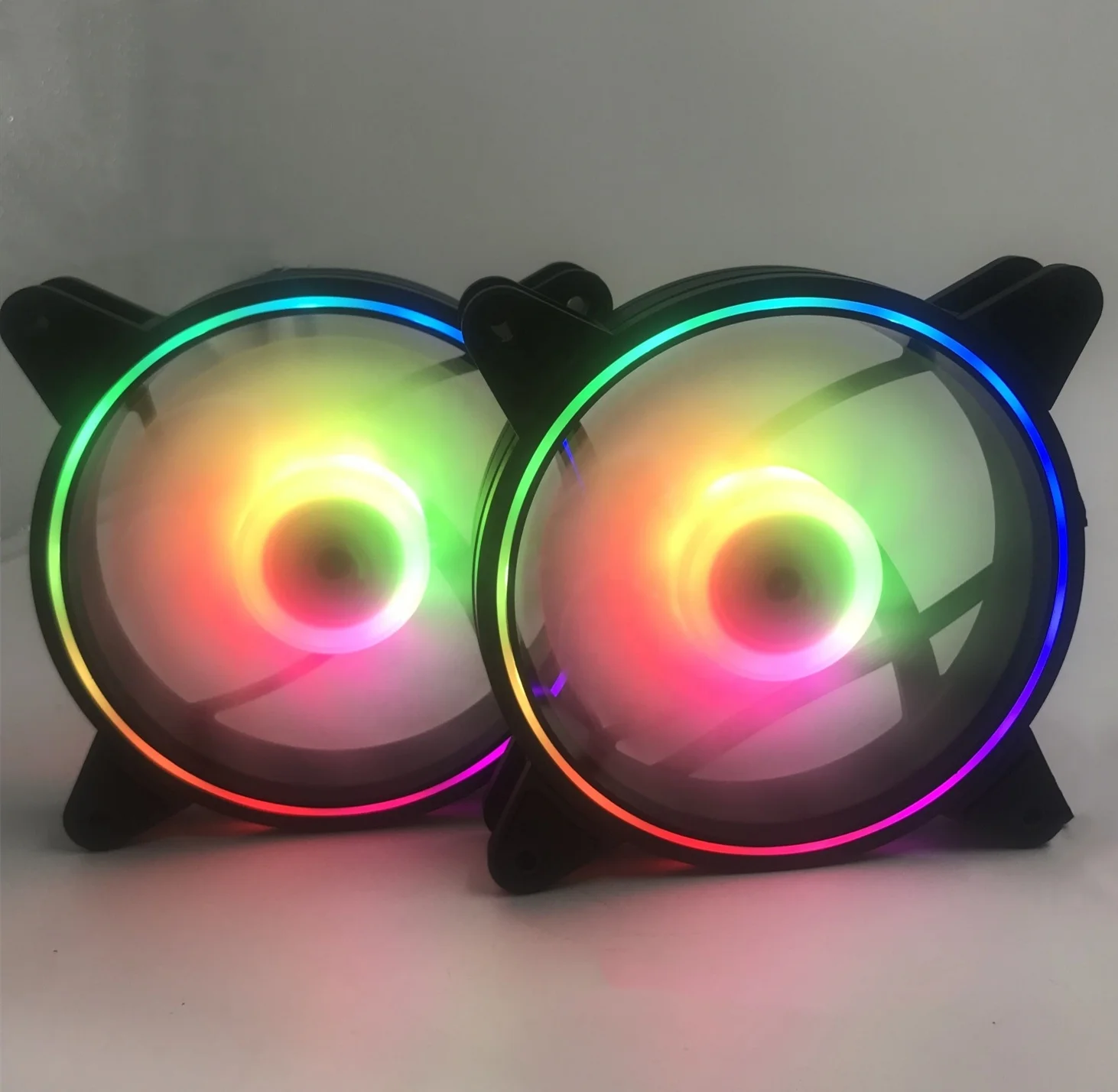 Cool design gaming pc case rgb fan 120mm 12v