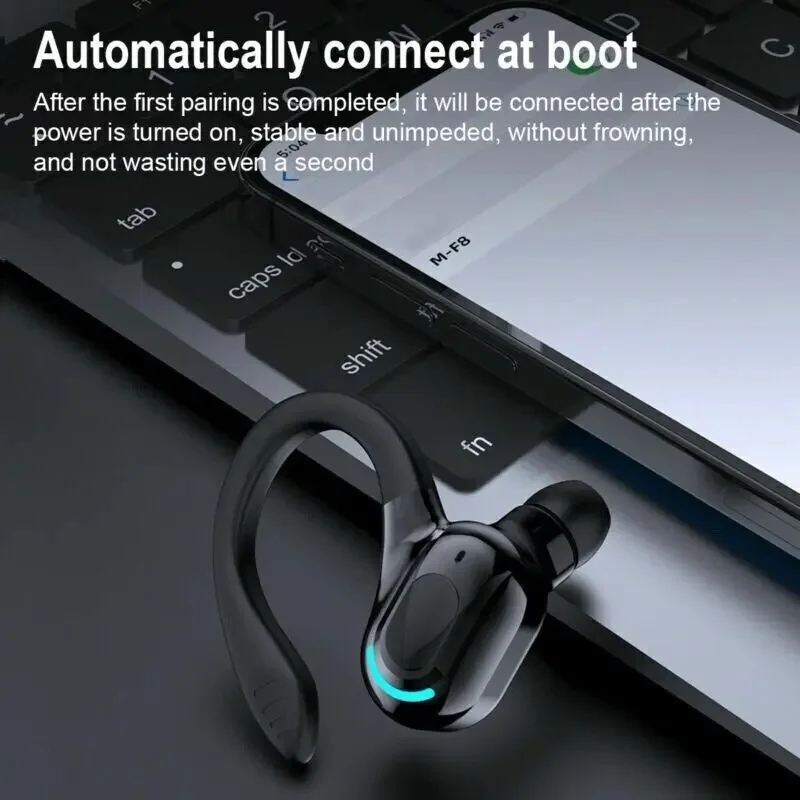 Outdoor Sports Headset Wireless Earbuds Earphones Stereo Headphones Ear Hook F8