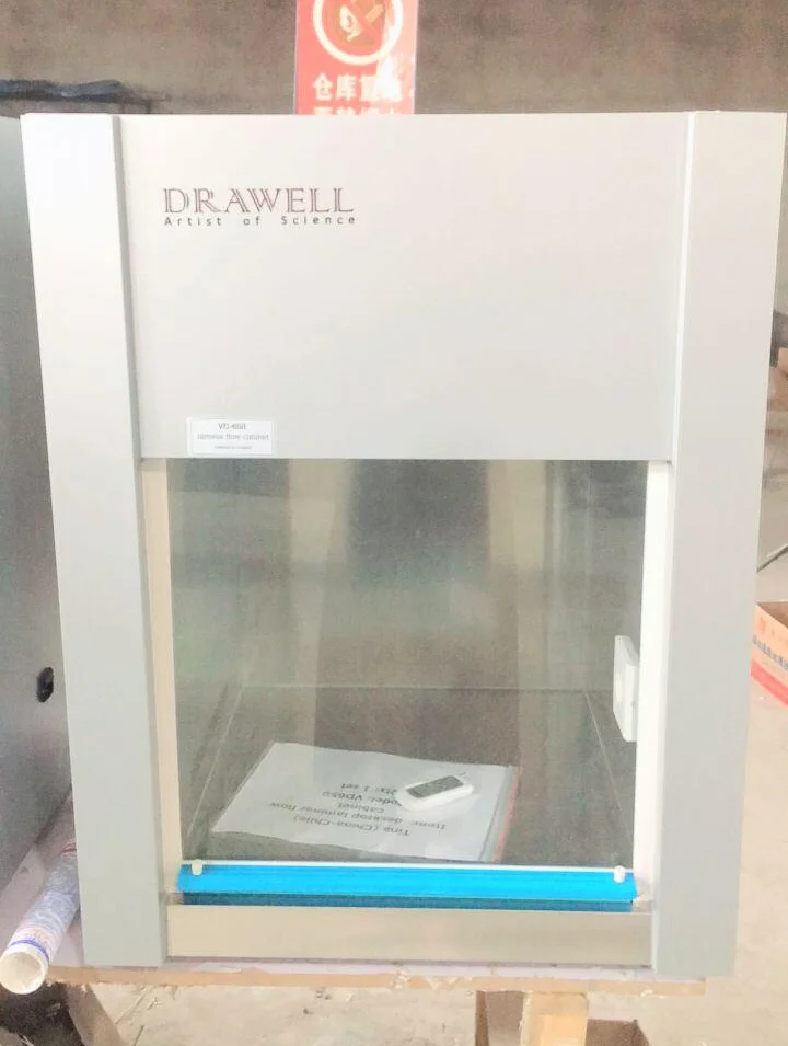 Drawell Настольный ламинарный шкаф HD-650 HD850 горизонтального потока воздуха мини настольный бокс