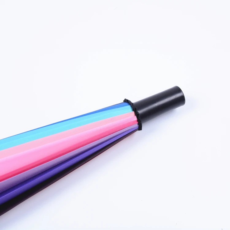 popular special rainbow spiral fancy straight umbrella