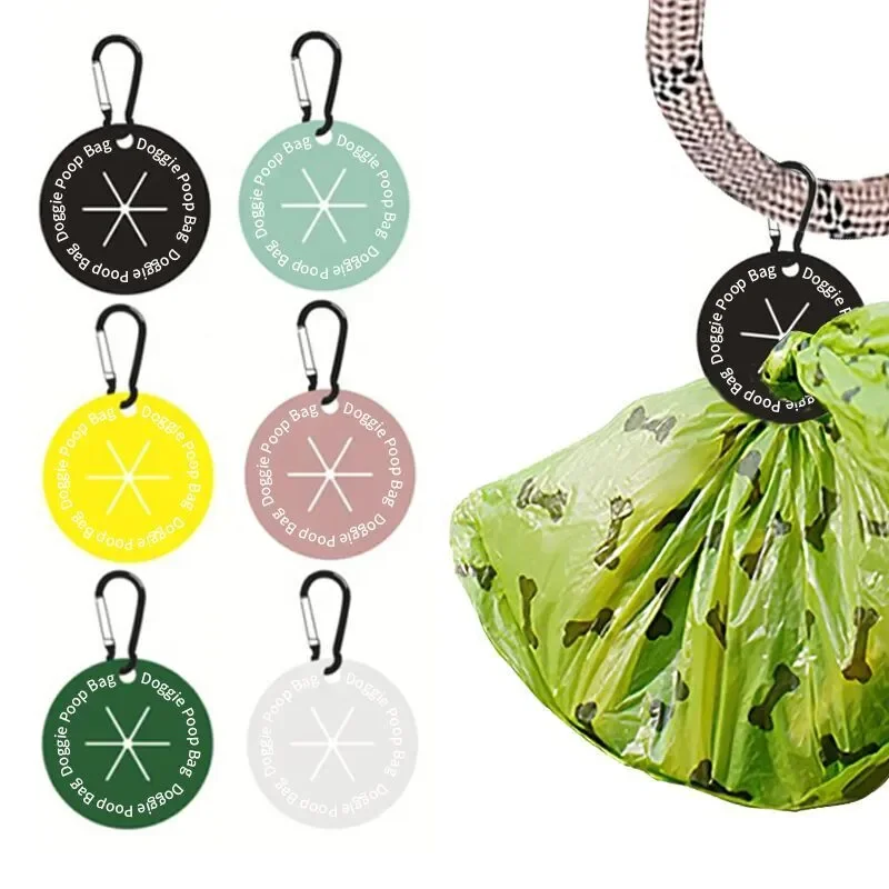 Wholesale Cheap Hands Free Dog Waste Bag Holder Dispenser Pvc Silicone Pet Dog Poop Bag Holder