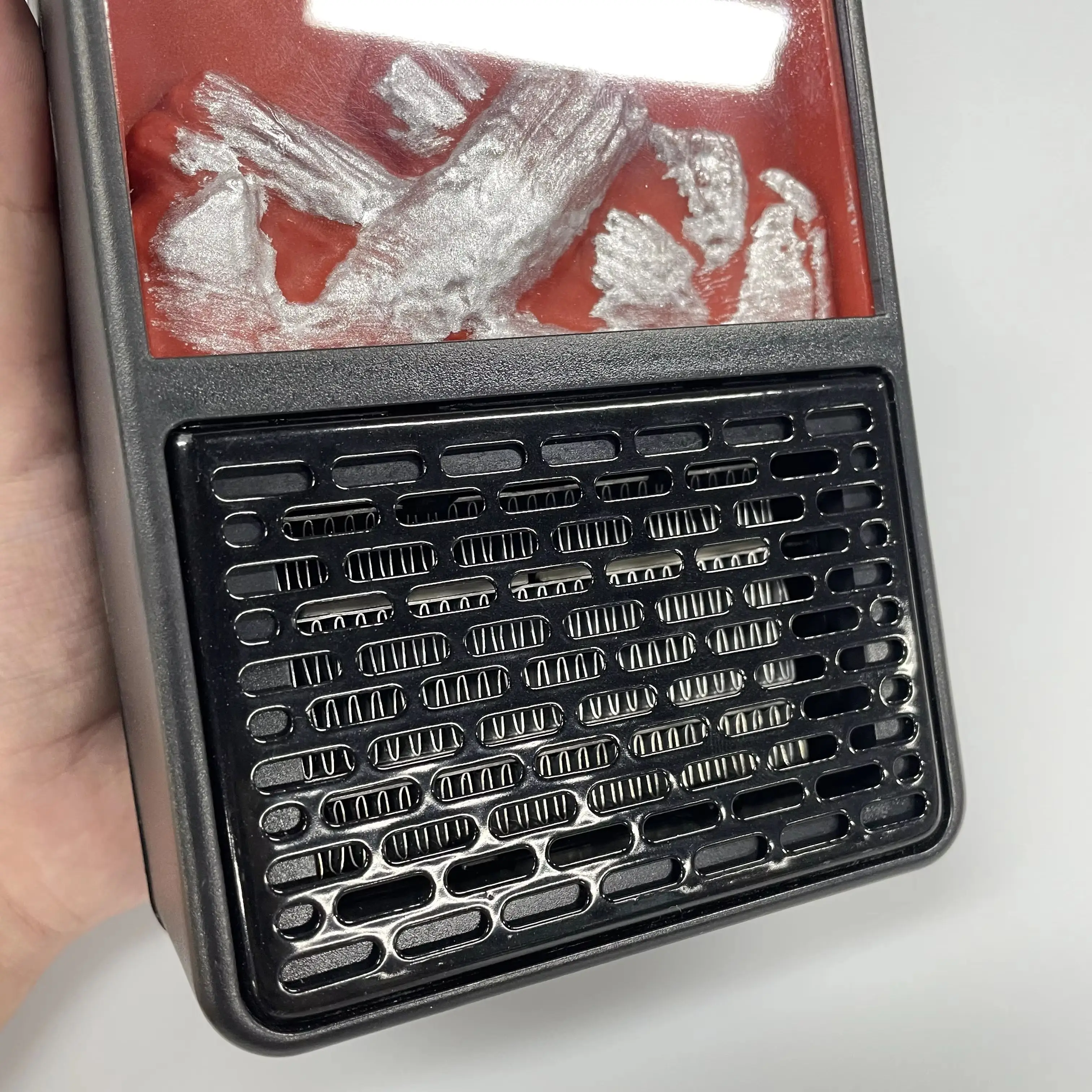 400W Portable Electric Space Heater with Remote Control Quiet Safe Room Heater for Bedroom Personal Mini Heater