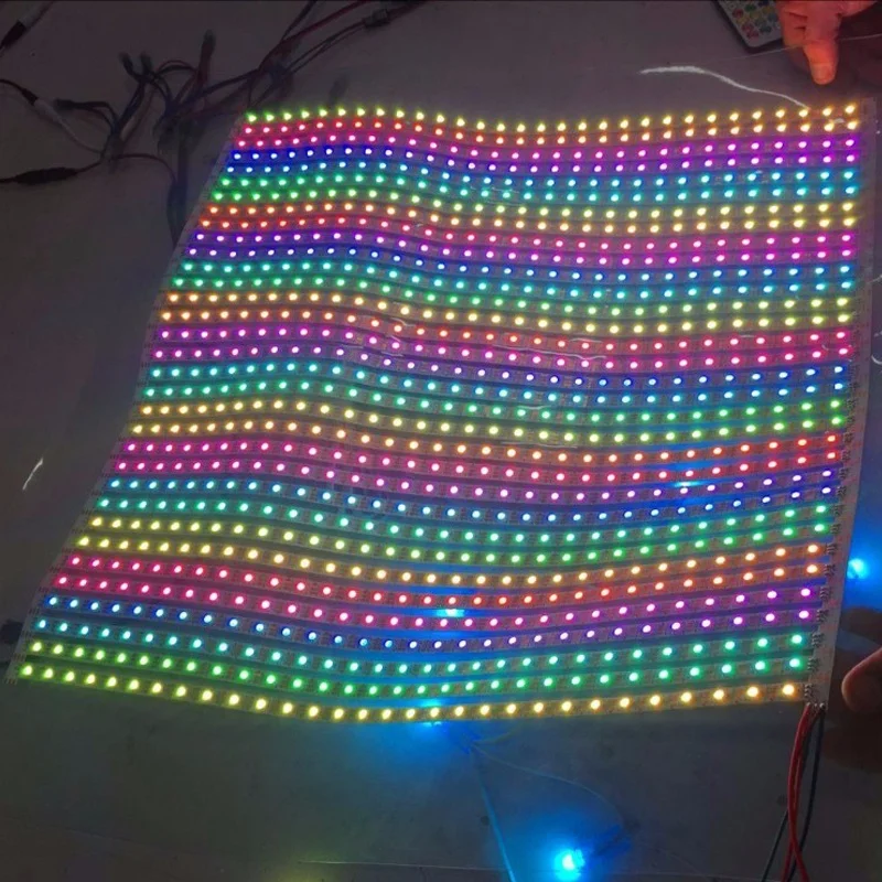  Умная гибкая светодиодная лента-занавес RGB полноцветная WS2812B/SK6812 WS2812B