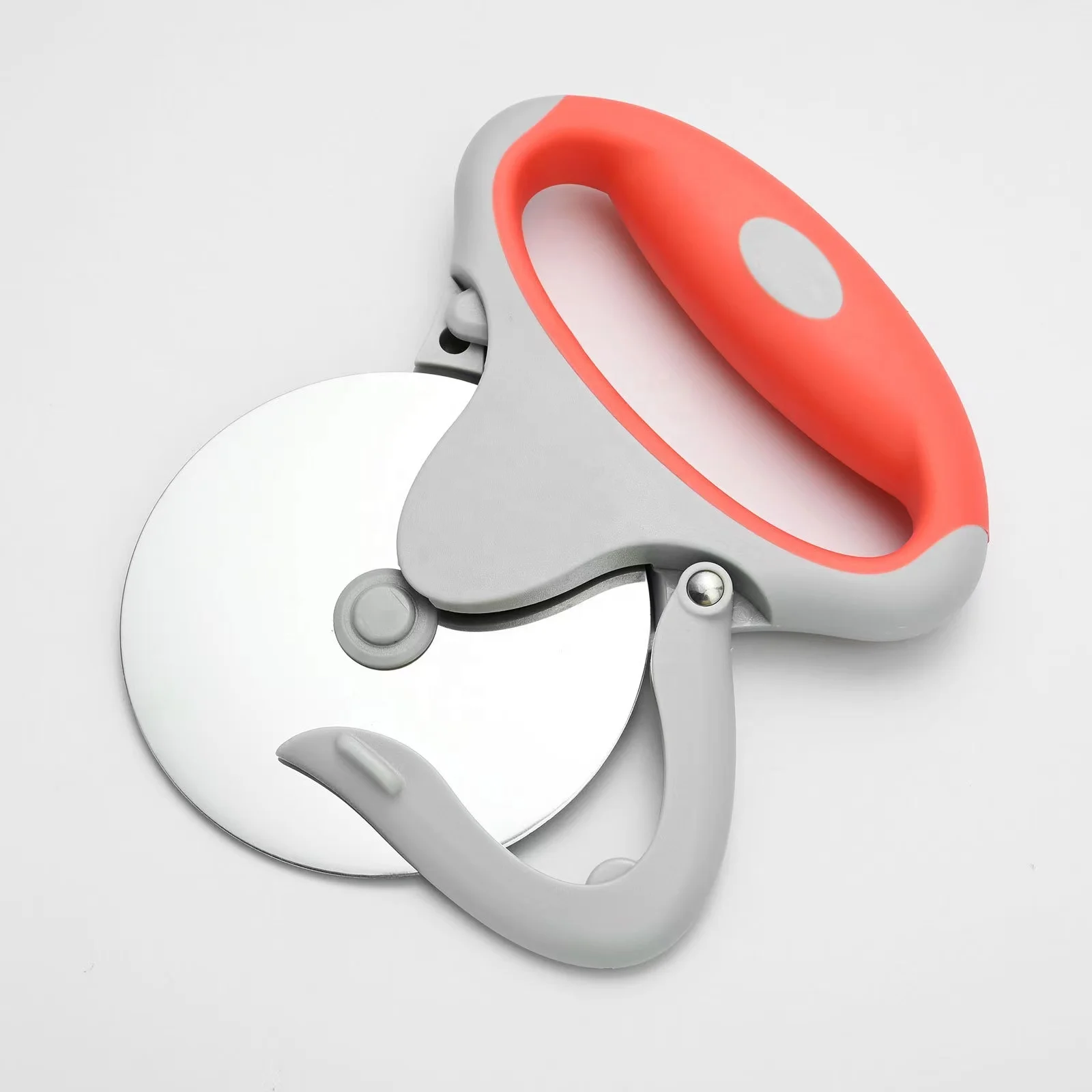 Kitchen Accessories Round Blade Pizza Tools Dough Pie Cookie Rolling Stainless Steel Slicer Rocker Wheel Pizza Cutter