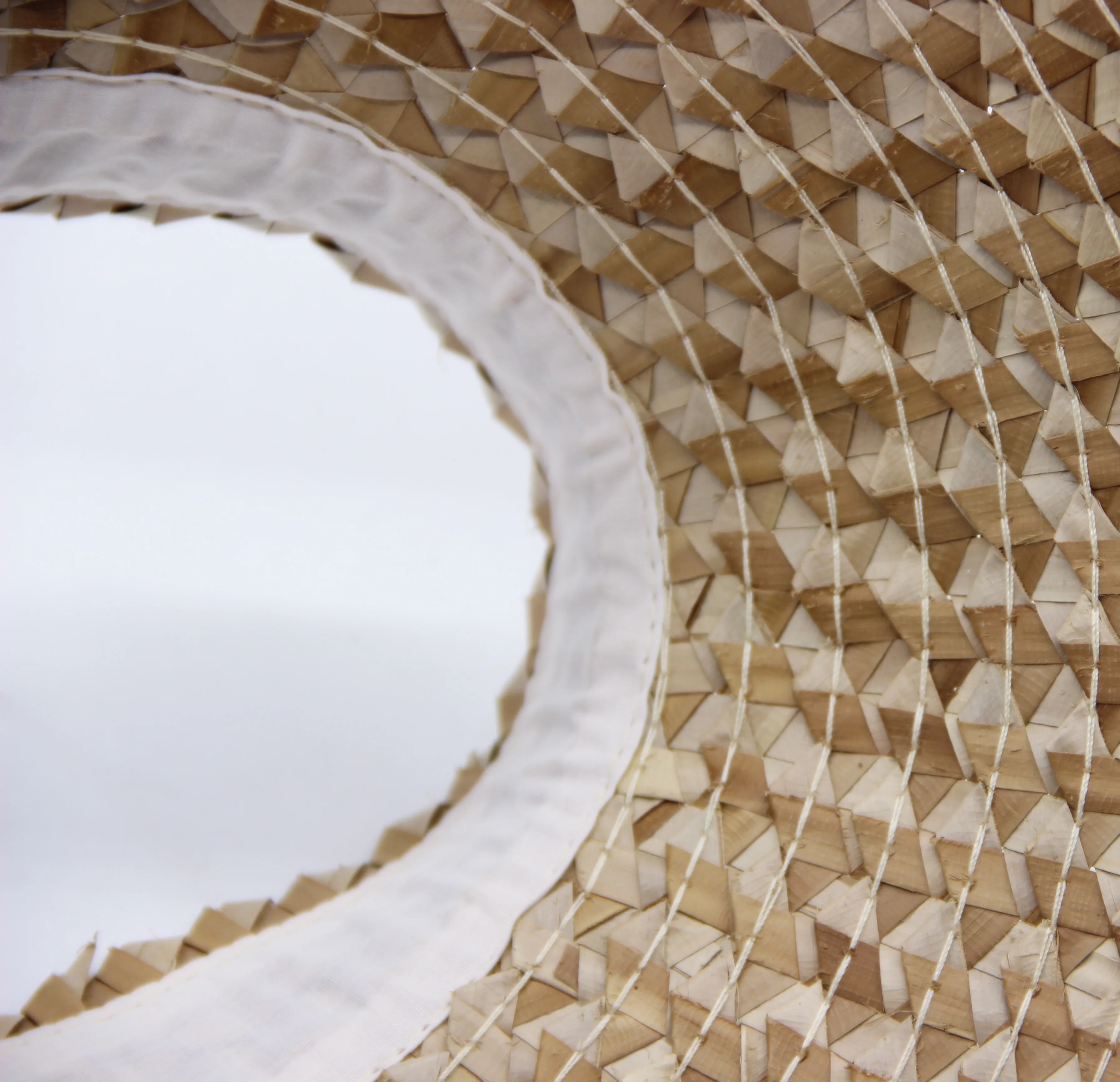 Crochet Hand Knitting Langya Straw Visor Sun Hat