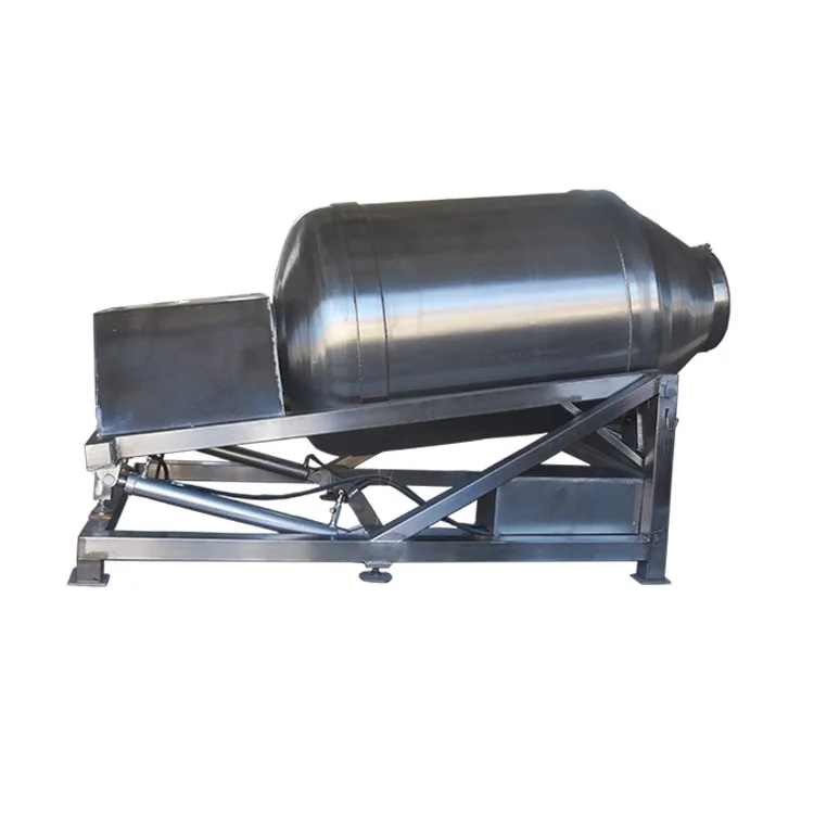 Hydraulic automatic tilting 250-300 kg rolling tumbler machine vacuum